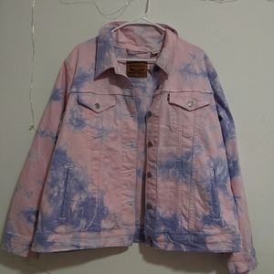 Cotton Candy Levi Faux Denim Jacket
